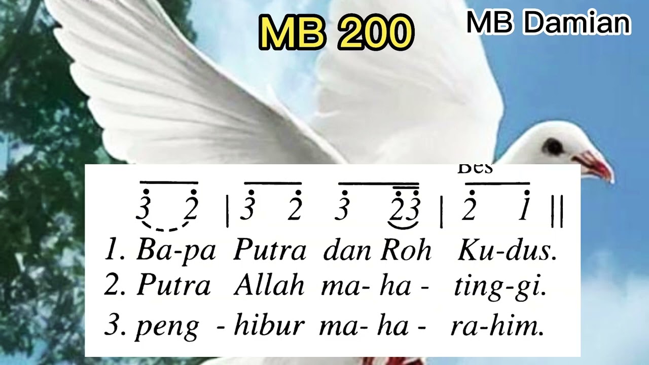 Madah Bakti 200 // Kemuliaan // Lagu Misa gaya Timor -Tetum auf YouTube ansehen Madah Bakti 200 // Kemuliaan // Lagu Misa gaya Timor -Tetum auf YouTube ansehen