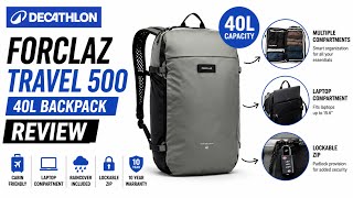 Best Cabin Friendly Travel Backpack with 10 Year Warranty | Decathlon Travel Backpack 40L Review
