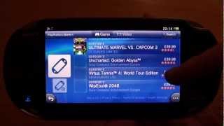 PS Vita Review : Playstation Store (PS Vita Store)