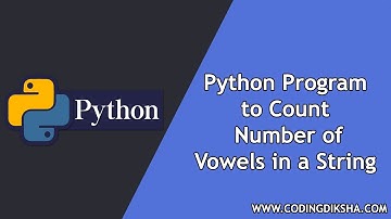 Python Program to Count Number of Vowels in a String
