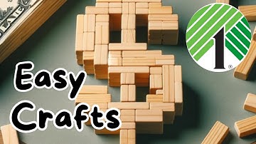 GENIUS Dollar Tree DIY Crafts Using Tumbling Tower JENGA Blocks