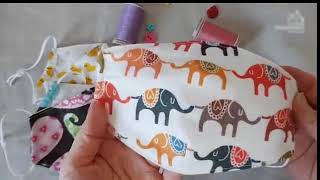 آموزش دوخت ماسک پارچه ای