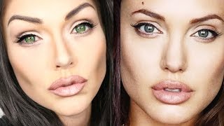 Angelina Jolie Makeup Transformation Tutorial