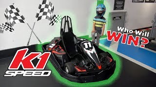 Kids learn to RACE GoKarts 🏁