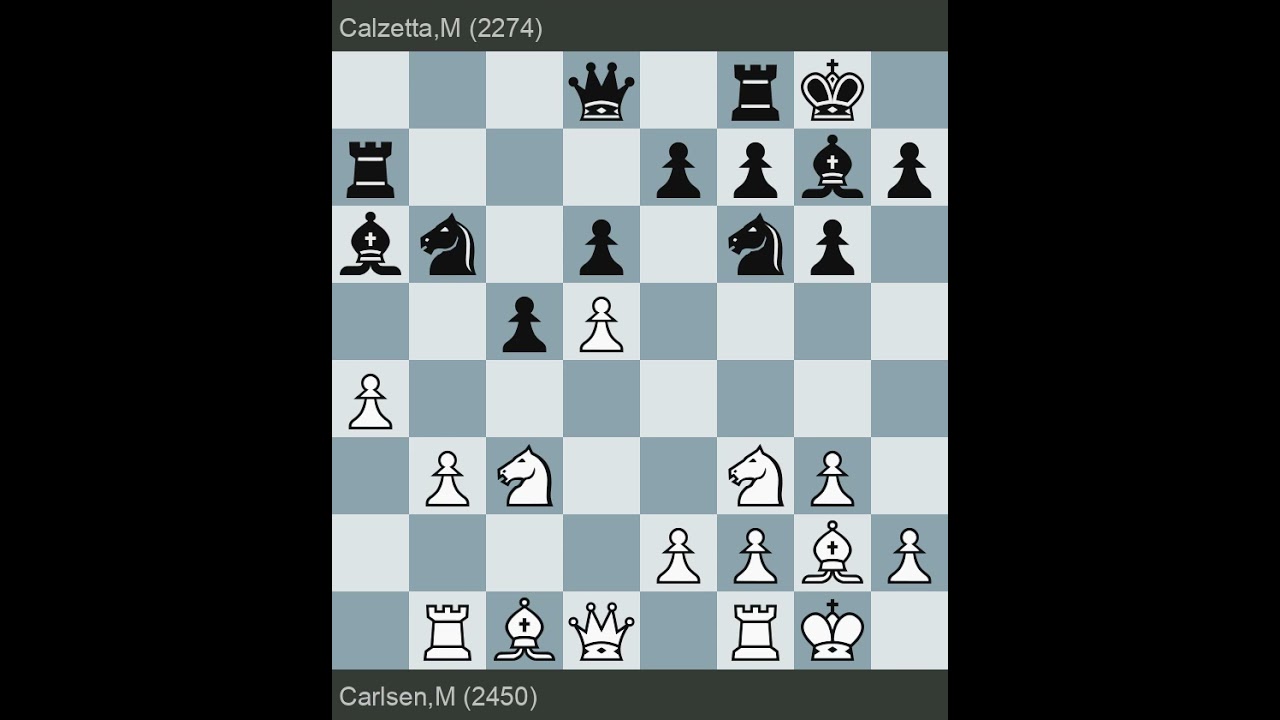 Claude Pecaut Mem 2003 | Carlsen vs Calzetta | Round 8