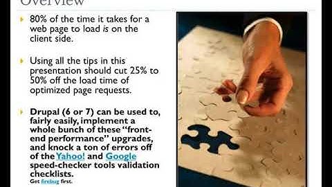 front end performance optimization using drupal