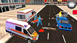 Trò chơi lái xe cứu thương 🚑 |Police Ambulance Game Emergency Rescue Simulator #1 | Android gameplay screenshot 2