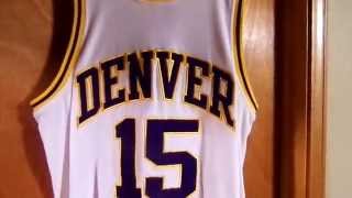 Carmelo Anthony Signed Home Denver Rockets D-funked Jersey Review