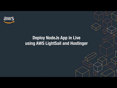 Deploy a Node.js App Live with AWS Lightsail + Nginx + PM2 + Hostinger (Step-by-Step) 🚀