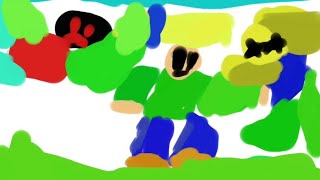 Baldi plays ragdoll battlegrounds