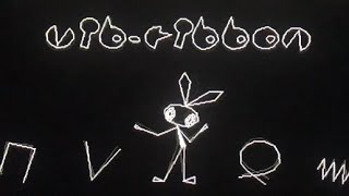 Vib-Ribbon. | So Cute, So Simple, So Difficult. (PS1 Gameplay)
