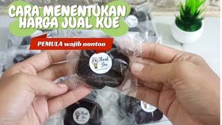 Cara Menentukan Harga Jual HPP Kue KHUSUS PEMULA | HPP brownies kukus 1 telur