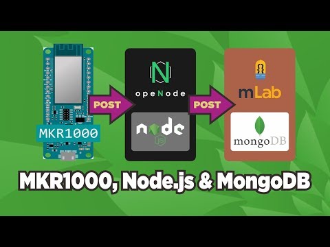 MKR1000, Node.js & MongoDB