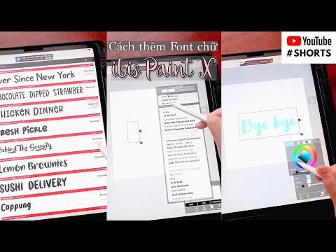 Video Cách Thêm Phông Chữ (Font) Vào ibis Paint X ???? How to... - youtube