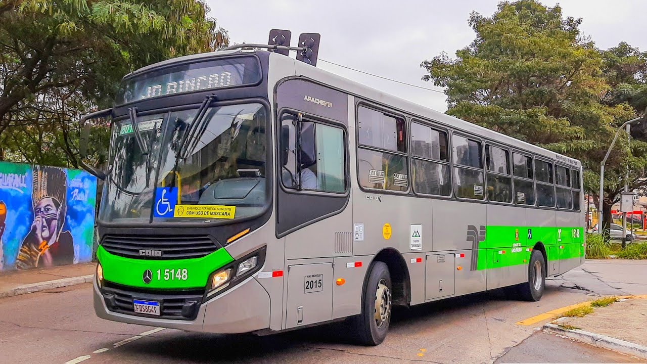 Ônibus Caio Apache Vip IV Mercedes Benz OF 1721 Bluetec 5 Spencer Transporte (Área 1) Linha 8016/10
