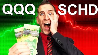 SCHD Dividend Stock Crash Versus QQQ Growth Stock Rally
