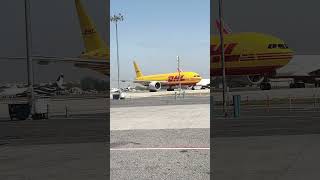 DHL cargo flight Delhi hawai adda🧿✈️#hindisong #aviation #viralvideo #shortvideo #airplane#newreel