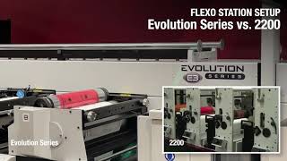 Evoluton Series Print Station Setup: Modern VS Traditional Flexo