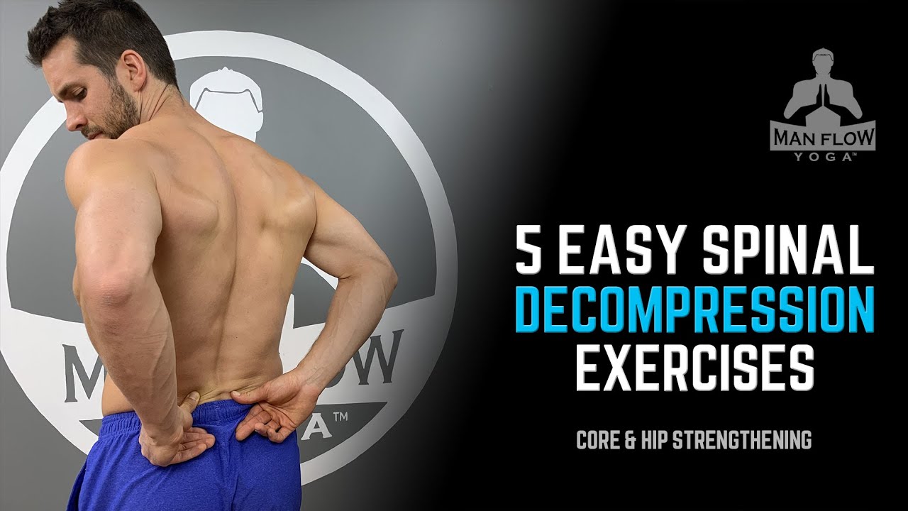 The Root Cause of Compressed Spines -  5 Easy Spinal Decompression Exercises using Core and Hips