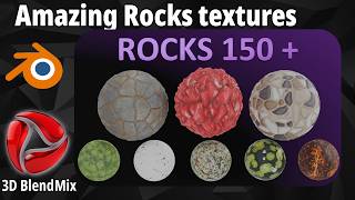 Amazing 150+ rocks textures for Blender artists