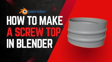 Make a PERFECT Screw Top for Bottle in Blender 4.3
