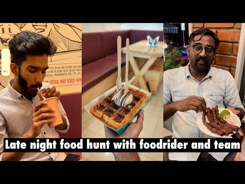 Night food hunt at fanoos and pauls creamery