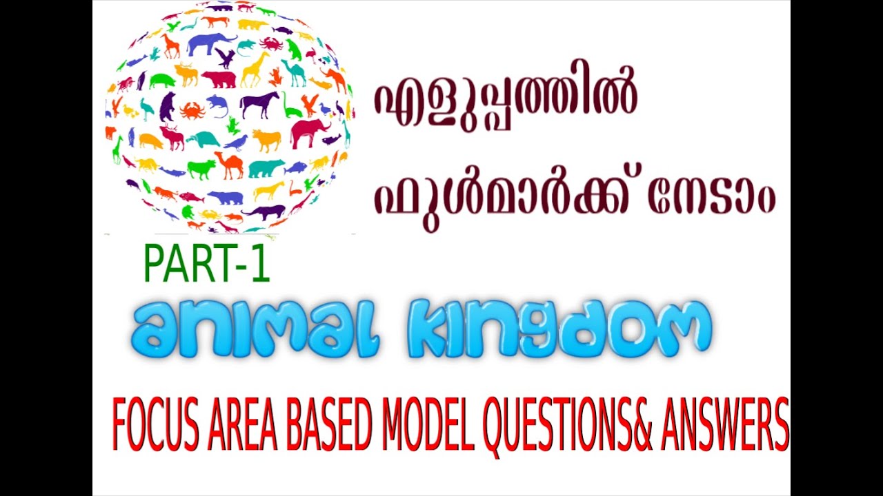 FOCUS AREA BASED MODEL QUESTIONS - CHAPTER 2-ANIMAL KINGDOM-PART I
