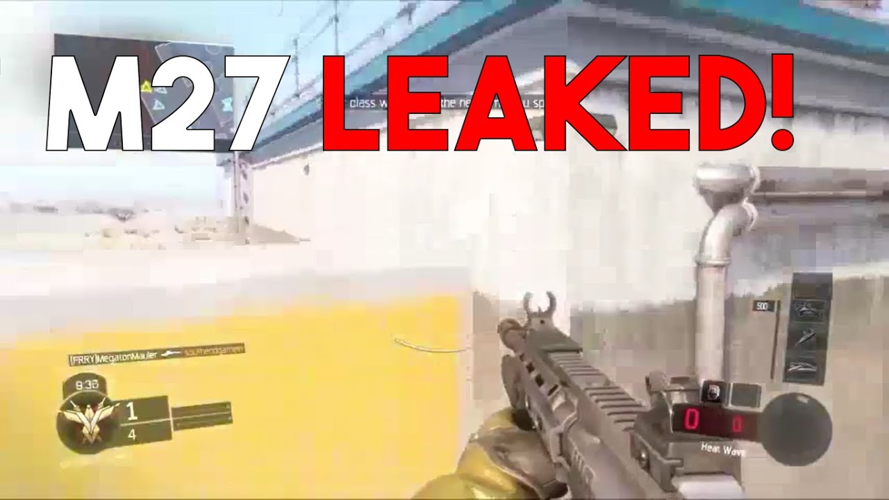 LEAKED M27 GAMEPLAY! Black Ops 3 "M27" DLC ASSAULT RIFLE GAMEPLAY! M27 RELEASE SOON?! (Black Ops 3)