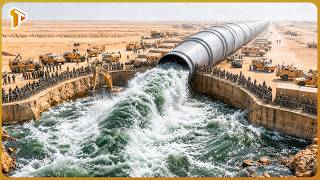 How Saudi Arabia Pumps Billion Liters of Seawater Across Desert Through Massive Pipelines