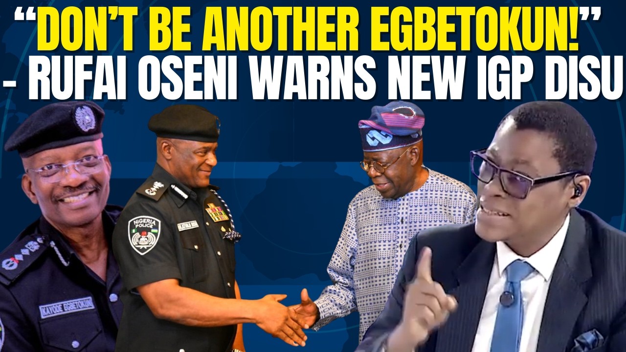 Rufai Oseni Warns New IGP Disu: 