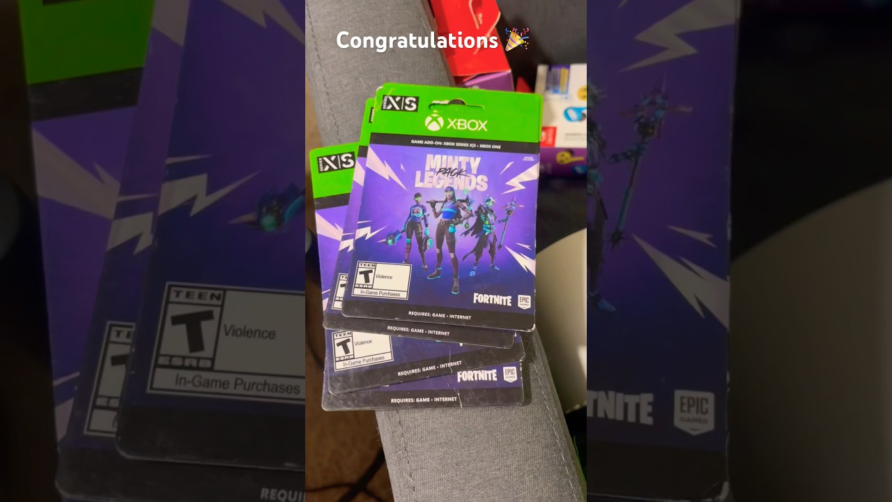 Free Fortnite minty codes! Congrats 