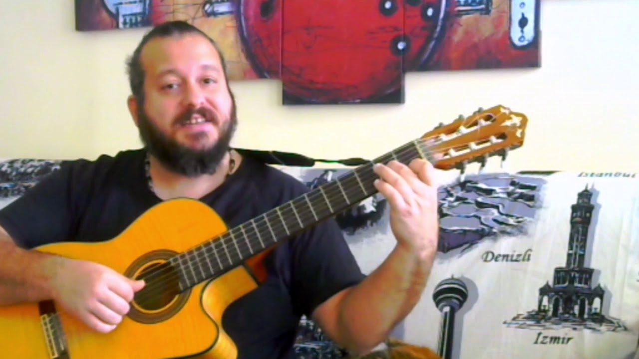 Gitara Yeni Başlayanlar İçin Basit Akorlar - La minör, Re minör, Mi majör - Gitar Dersi