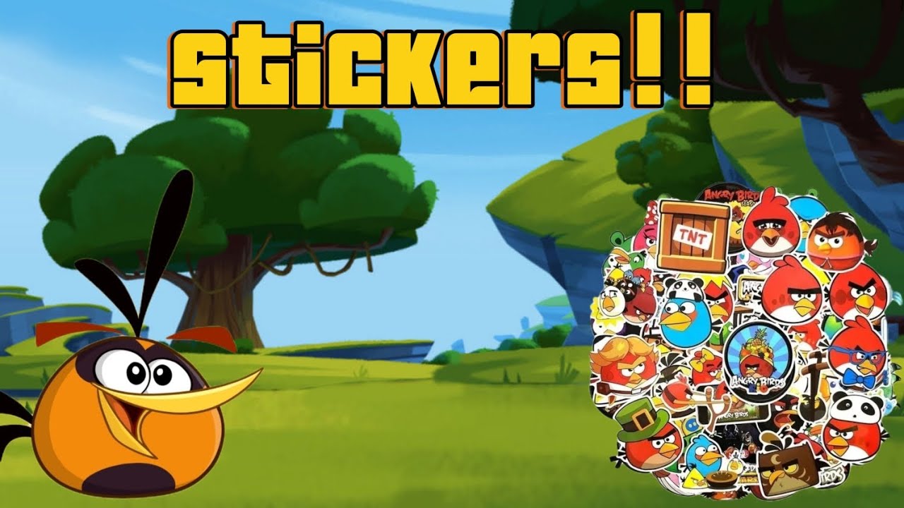 Un boxing de stickers de angry birds!!
