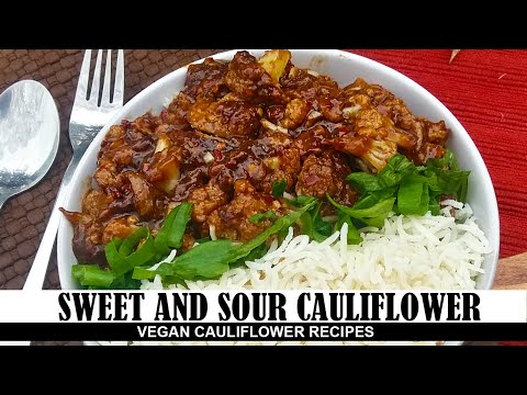 vegan-cauliflower-recipes-l-sweet-and-sour-cauliflower-vegan