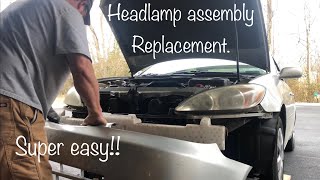 Career Overview Installing Headlight assembly’s 02-06 Toyota Camry.