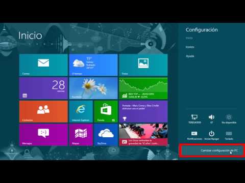 Video: Cómo Poner La Configuración De La Computadora En La Pantalla De Inicio En Windows 8.1