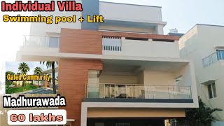 Individual Villa In Madhurawada Vizag| Gated Community| 60 Lakhs Only