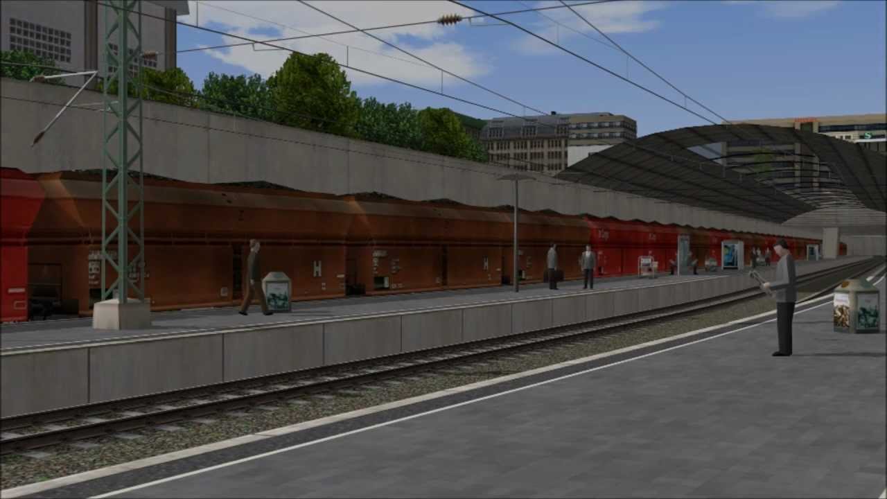 EEP7 Ausfahrt ICE 3 am Bahnhof Friedrichshöhe