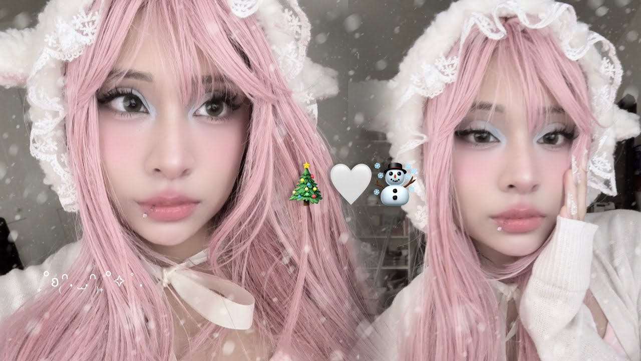 ･:*:｡☃︎ winter girl “i’m cold” makeup tutorial ₊˚ ❆