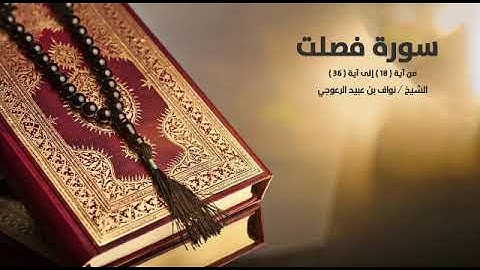 سورة فصلت تلاوة من آية ( 18 ) إلى ( 36 )