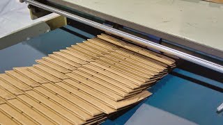 Eco-Friendly Delivery Box Mass Production Process, Korea Packaging Factory