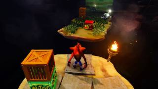 Crash Bandicoot - Acid Cavern (custom level) screenshot 1