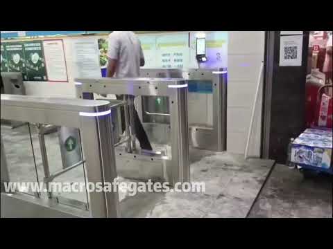 facial recogition turnstile barrier gate - macrosafegates.com