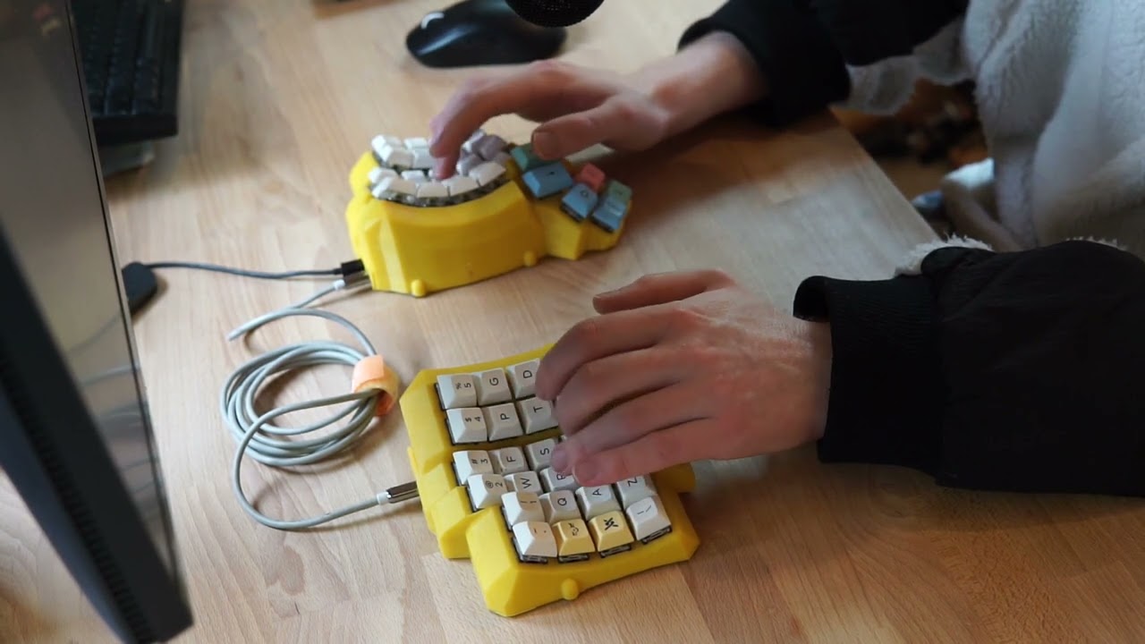 Dactyl Manuform Colemak 4x6 100WPM