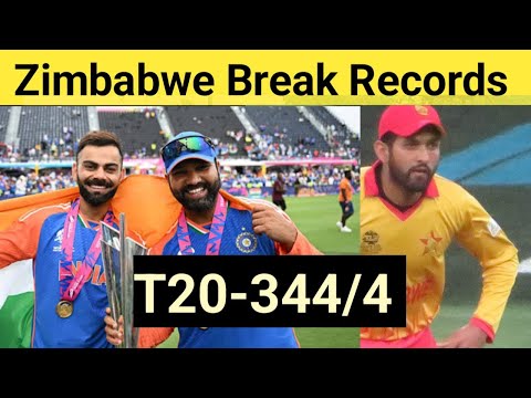 Zimbabwe Break India 🇮🇳 Record in T20 Cricket | Sikandar Raza fastest 100