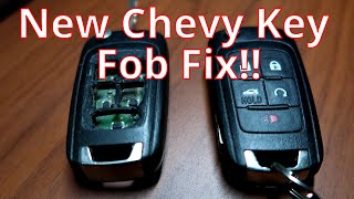 2012 New Chevy Cruz Key Fob Fix