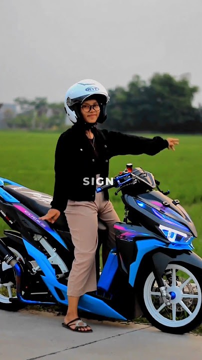 modifikasi Vario 150 kece habis nih Vario biru 🔥🤙