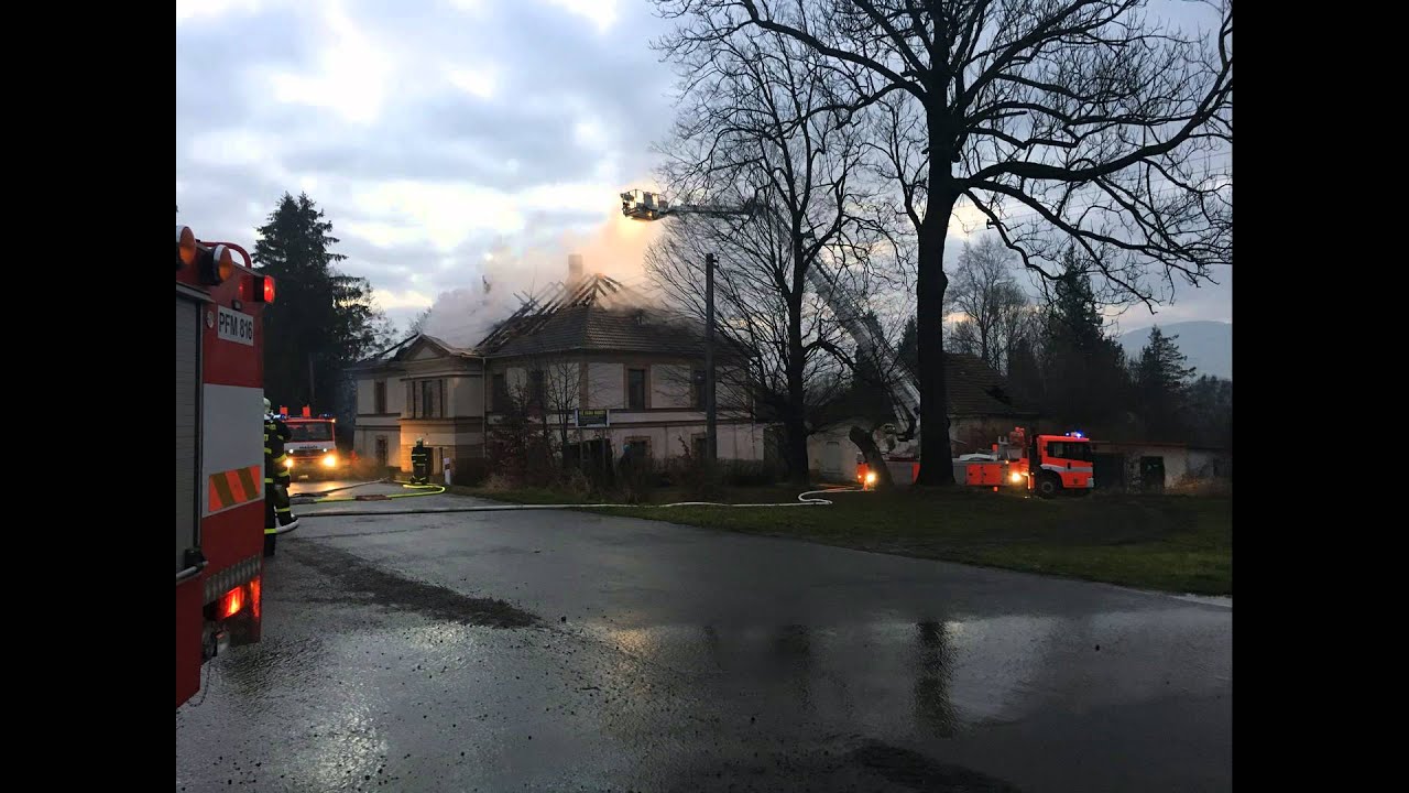 Požár - Dolní Tošanovice 16 12 2015