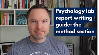 Celebrity Psychology lab report writing guide: the method section Profile