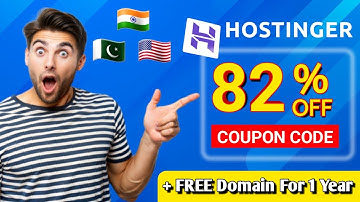 Hostinger Coupon Code and Exclusive Discounts 💥 Get Hosting 82% OFF + FREE Domain!
